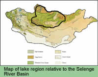 map of lake region