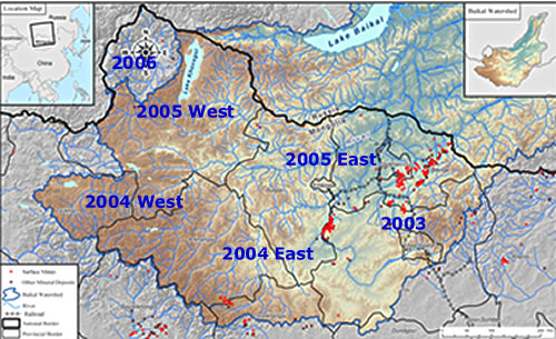 Map of Mongolia image map